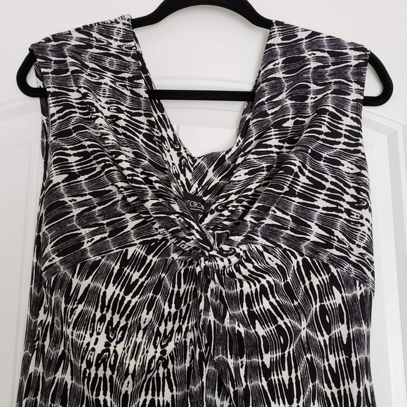 NY COLLECTION KNOTTED FRONT DRESS - Picture 3 of 6